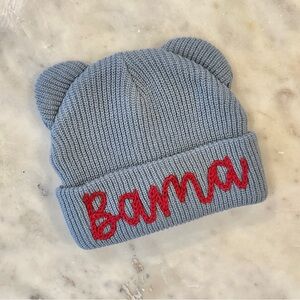 6-24m Hand Embroidered Alabama Beanie